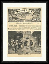 Die Blutrache Iwanowitz Männer Gewehre Schwerter Streit Kampf  Faksimile_E 15904