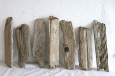 Schwemmholz Treibholz  7 Bretter  L 21-25 cm Regalbau Treibgut Tischdekoration