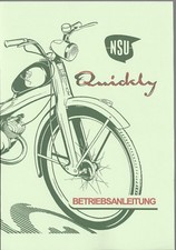 Betriebsanleitung NSU  Quickly Ausg. III,  A 5,