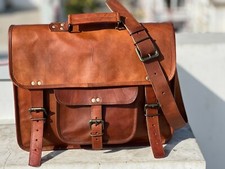 Vintage Herren-Ledertasche