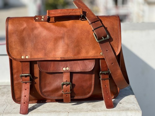 Vintage herren ledertasche - vintage, herren-ledertasche
