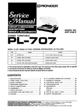 Service manual für pioneer - manual,