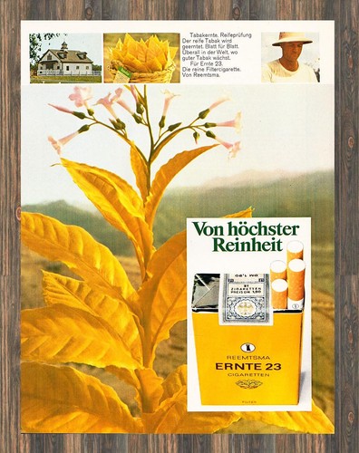 Reemtsma ernte reklame - -,