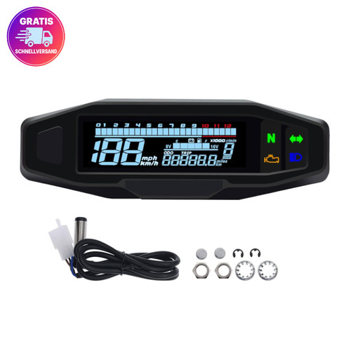 Universal digital tachometer - digital,