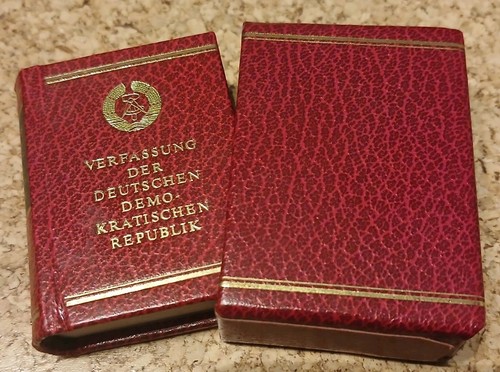Verfassung der ddr minibuch - verfassung,