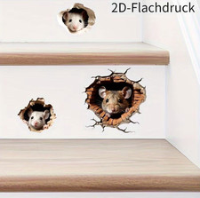 MAUS Aufkleber 3er Set 3D