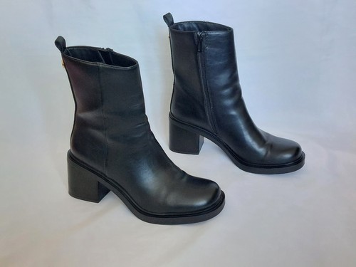 Zara schwarze kunstleder - schwarze,