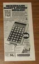 Seltene Werbung COMMODORE SR