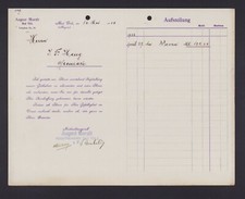 BAD TÖLZ, Brief 1908, August