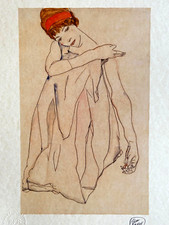 Egon Schiele Lithographie C