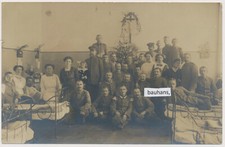 Foto Lazarett Soldaten, Krankenschwester, 1.WK (1617a)