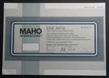 Deckel Maho  AG , 10 Aktien im