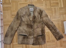 Herren Wildleder Trachten Jacke Janker Gr.54