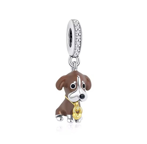 Charm anhänger hund - charm, love/