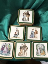 Vintage Untersetzer 12 Set gebraucht