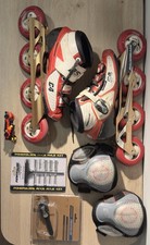 Speedskates Powerslide C4 Carbon+ Zubehörpaket Gr.41