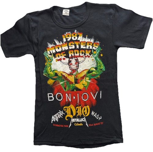 1987 monsters rock shirt - of, t