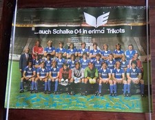 Werbeschild Plakat Schalke 04