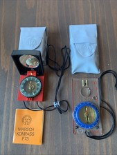 2 x DDR Kompass Marschkompass Freiberger Präzisionsmechanik NVA Fallschirmjäger
