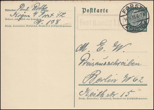 Landpost forst lausitz - forst, 1b
