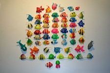 Fische Qualle Tiere Kugeln für Wassersäul​e - Wasserspru​dler TOP ! Fisch Aqua 