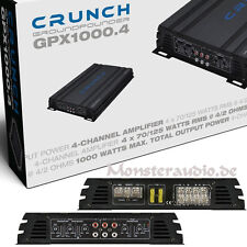 Crunch GPX 1000.4 Car-Hifi KFZ Verstärker Endstufe 4-Kanal 1000 WATT