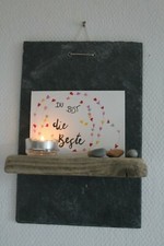Schwemmholz Treibholz Wand Brett Schiefertafel MUTTERTAG Ideenwerkstatt BodenSEE
