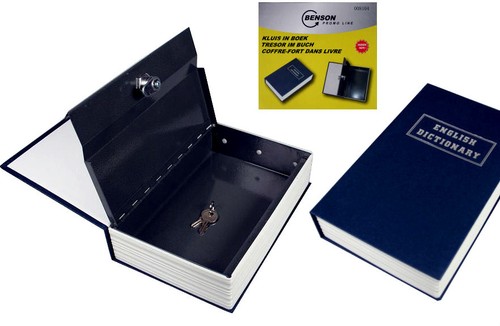 Buchsafe getarnte geldkassette - buchsafe,