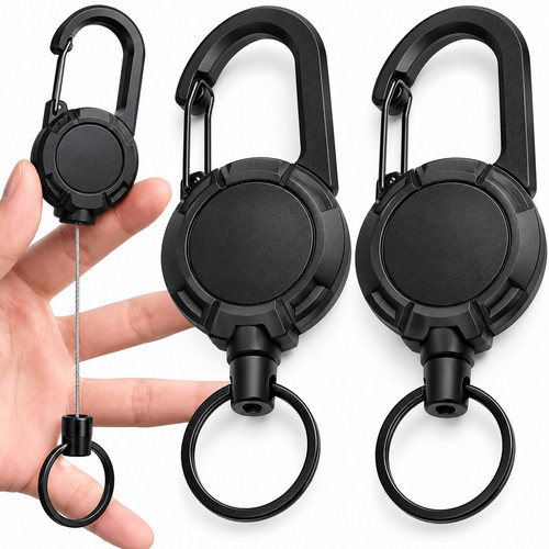 Einziehbarer karabiner - 3x,