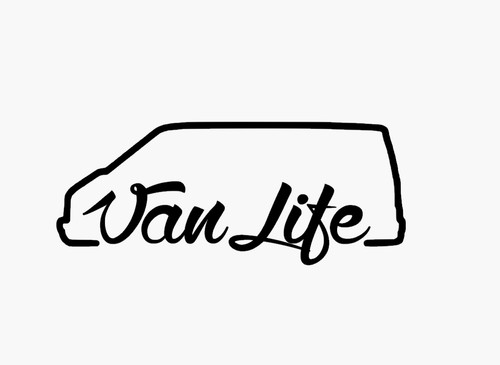 Aufkleber van life auto - aufkleber,