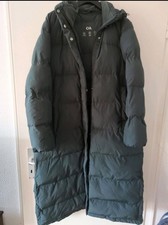 Schwarzer Damen Steppmantel