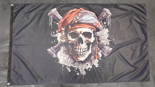 Premium fahne flagge - flagge, pirat