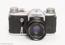 Pentacon FM 35mm Spiegelreflexkamera mit 50mm Objektiv, vom Fachhandel