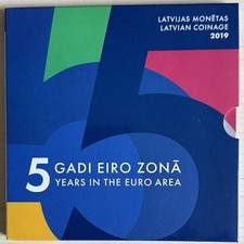 KMS Lettland 2019, 5 Jahre Euro Einführung
