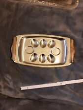 Servierplatte.  Eier