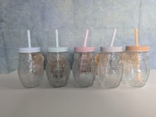 5 Stück Eule Mason Saft