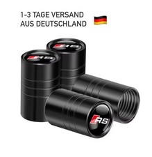 4x Audi RS Logo Ventilkappen