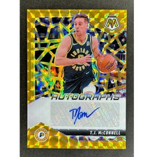 T.J. McConnell 2024 Mosaic Auto Gold 10/10 #AM-TJM