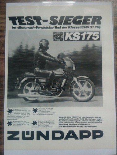 Zündapp 175 werbung - ks,