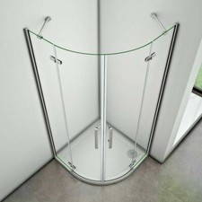 80x80/90x90cm Runddusche&Viertelkreis&Drehtür&Scharniertür Nano Glas Duschkabine