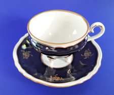 *** Goldene Rose auf Blau -