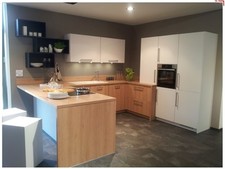 Grosse Wohnküche Weiß Vintage U Küche Neff Geräte Angebotsküche TOP