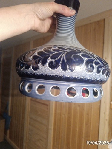 Vintage keramik lampenschirm - keramik,