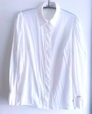 Bluse UTA RAASCH by Peter Hahn Gr 42 weiß  mit Spitze -ungetragen-