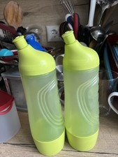 TUPPERWARE 2x C92 SPORTFREUND 750 ML HELLGRÜN TRINKFLASCHE FLASCHE, To go SPORT