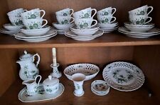 Hutschenreuther Kaffeeservice 12 Personen Grün Schlossgarten