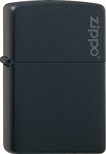 Zippo schwarz matt - mit,
