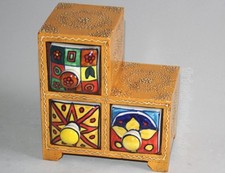 Keramikkommode Gewürzregal Schmuckkästchen Kommode 3046
