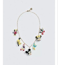 ZARA x Harry Lambert Disney Charm Halskette Neu Ausverkauft Limited Edition
