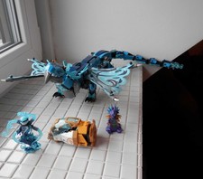LEGO NINJAGO Wasserdrache 71754 + 2 Figuren + Bauanleitung